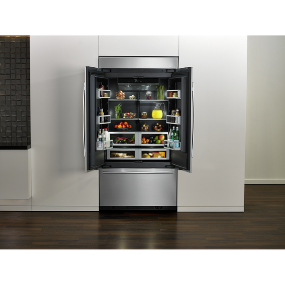 Jennair® 42 Panel-Ready Built-In French Door Refrigerator JF42NXFXDE