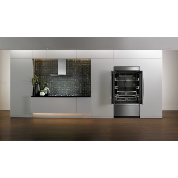 Jennair® 42 Panel-Ready Built-In French Door Refrigerator JF42NXFXDE