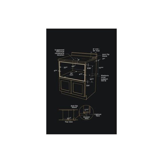 Jennair® 30" NOIR™ Undercounter Microwave Oven with Drawer Design JMDFS30HM
