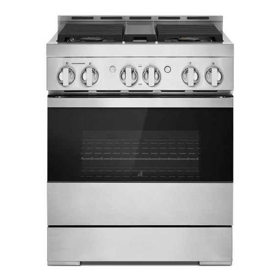 Jennair® 30" NOIR™ Gas Professional-Style Range JGRP430HM