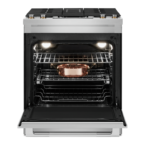 Jennair® RISE™ 30 DUAL-FUEL DOWNDRAFT SLIDE-IN RANGE JDS1750ML