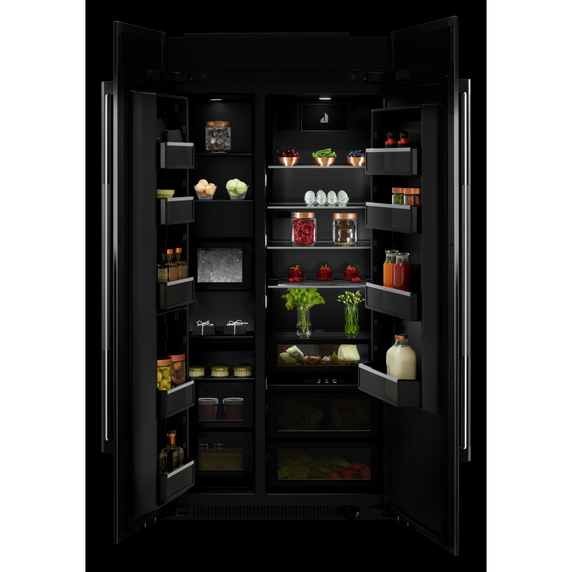 Jennair® Panel-Ready 42 Built-In Side-By-Side Refrigerator JBSFS42NMX