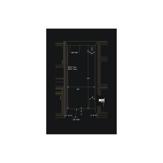Jennair® Panel-Ready 42" Built-In Side-By-Side Refrigerator JBSFS42NMX