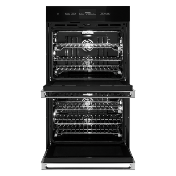 Jennair® NOIR™ 30 Double Wall Oven with V2™ Vertical Dual-Fan Convection JJW3830LM