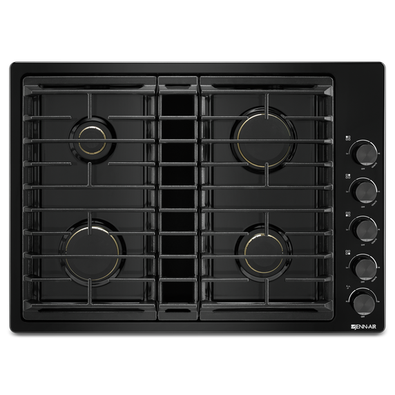 Jennair® 30” JX3™ Gas Downdraft Cooktop JGD3430GB