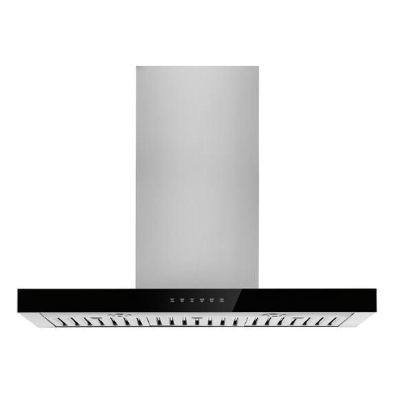 Jennair® Lustre Stainless 36 Recirculating Wall-Mount Canopy Hood JVR0436HS