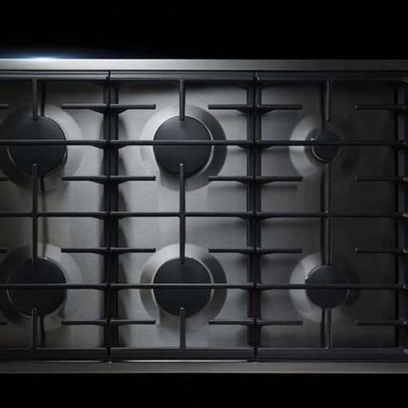 Jennair® 36", 6-Burner Gas Cooktop JGC7636BS