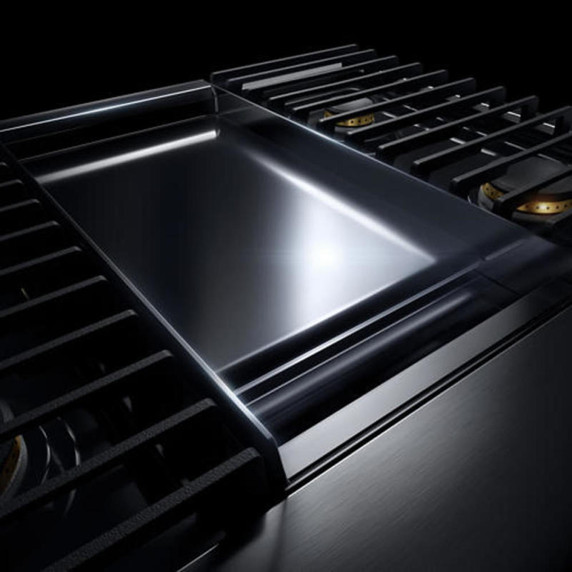 Jennair® 36" NOIR™ Gas Professional-Style Rangetop with Gas Grill JGCP636HM
