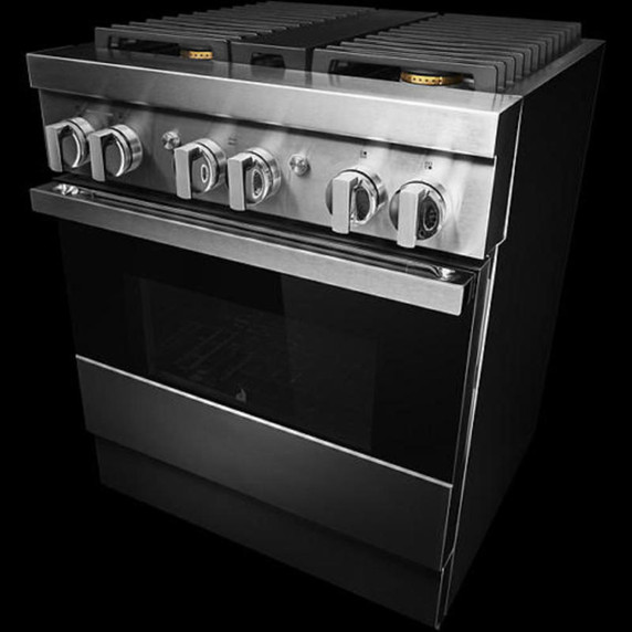 Jennair® 30" NOIR™ Dual-Fuel Professional-Style Range JDRP430HM