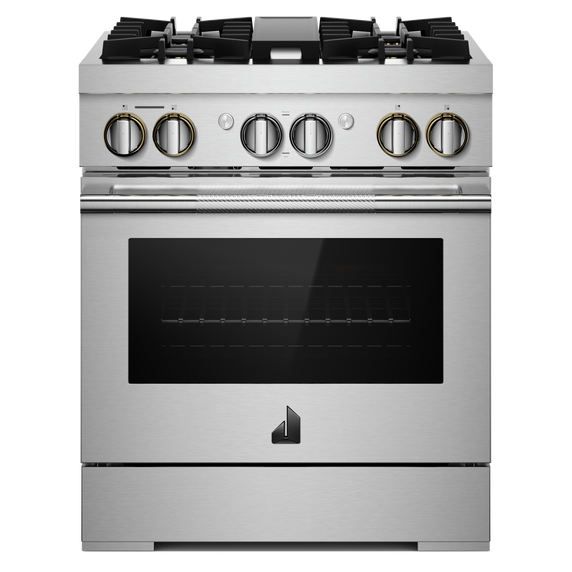 Jennair® 30" RISE™ Dual-Fuel Professional-Style Range JDRP430HL