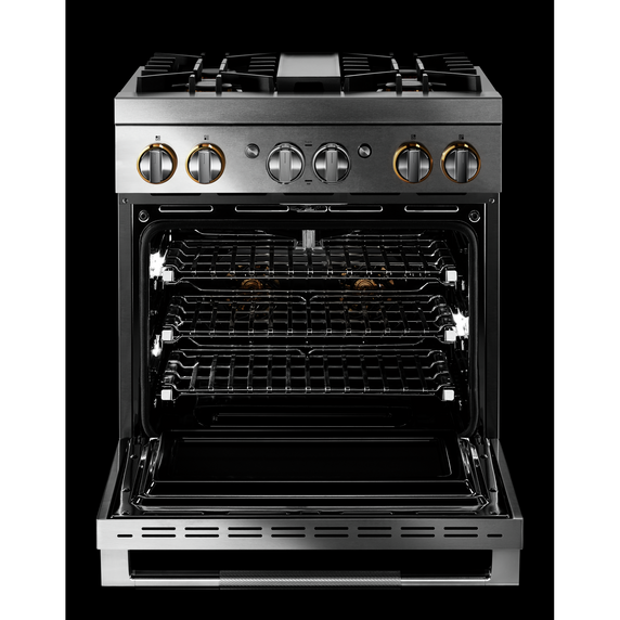 Jennair® 30" RISE™ Dual-Fuel Professional-Style Range JDRP430HL