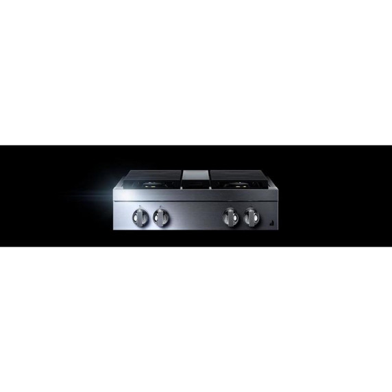 Jennair® 30" NOIR™ Gas Professional-Style Rangetop JGCP430HM