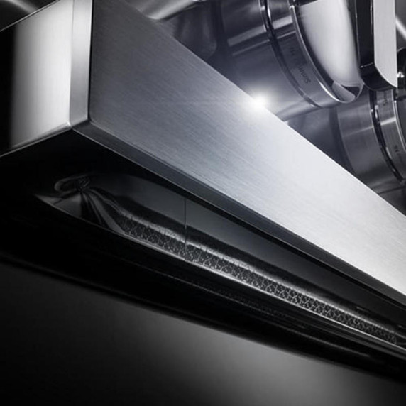 Jennair® 48" NOIR™ Gas Professional-Style Range with Chrome-Infused Griddle and Infrared Grill JGRP748HM