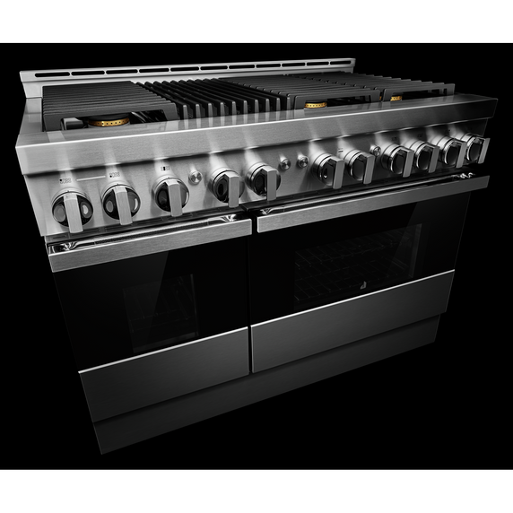 Jennair® NOIR™ 48 Gas Professional-Style Range with Grill JGRP648HM