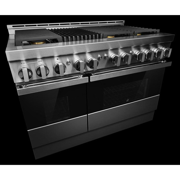 Jennair® 48" NOIR™ Gas Professional-Style Range with Infrared Grill JGRP648HM