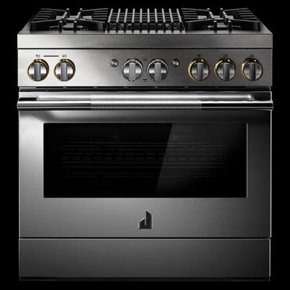Jennair® 36" RISE™ Dual-Fuel Professional-Style Range JDRP636HL