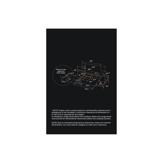Jennair® 48" NOIR™ Gas Professional-Style Rangetop with Gas Grill JGCP648HM