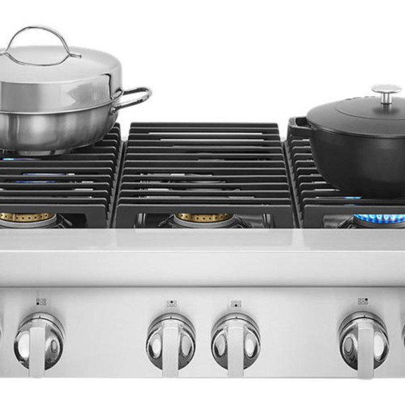 Jennair® 36" NOIR™ Gas Professional-Style Rangetop JGCP436HM