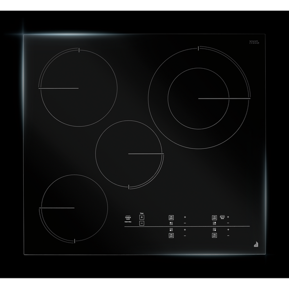 Jennair® Oblivion 24 Electric Radiant Cooktop with Emotive Controls JEC4424KB