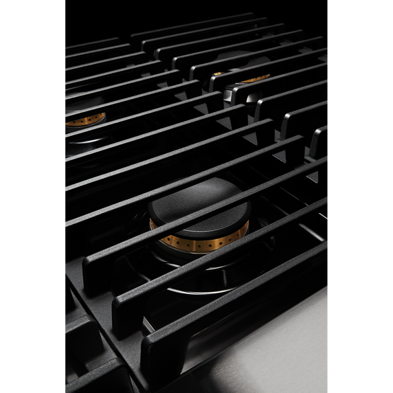 Jennair® NOIR™ 48 Gas Professional-Style Rangetop with Chrome-Infused Griddle and Grill JGCP748HM