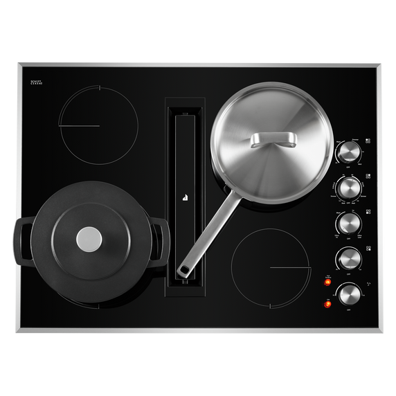 Jennair® Euro-Style 30 JX3™ Electric Downdraft Cooktop JED3430GS