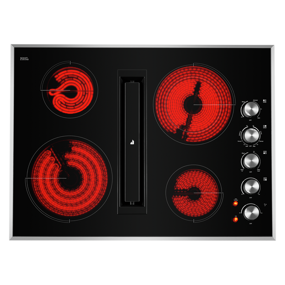 Jennair® Euro-Style 30 JX3™ Electric Downdraft Cooktop JED3430GS