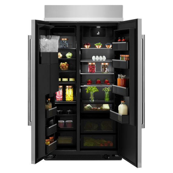 Jennair® RISE™ 42 Built-In Side-By-Side Refrigerator with External Ice and Water Dispenser JBSS42E22L