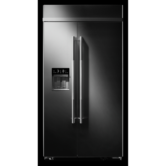 Jennair® RISE™ 42" Built-In Side-By-Side Refrigerator with External Ice and Water Dispenser JBSS42E22L