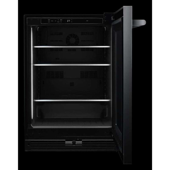 Jennair® RISE™ 24"  Under Counter Glass Door Refrigerator, Right Swing JUGFR242HL