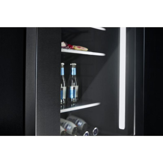 Jennair® RISE™ 24"  Under Counter Glass Door Refrigerator, Right Swing JUGFR242HL