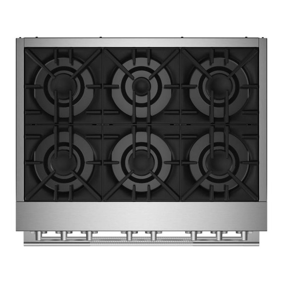 Jennair® 36" RISE™ Dual-Fuel Professional-Style Range JDRP436HL