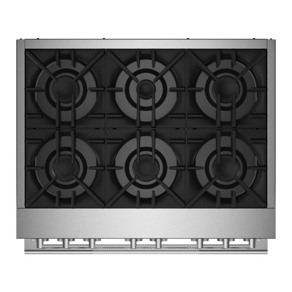 Jennair® 36" RISE™ Dual-Fuel Professional-Style Range JDRP436HL