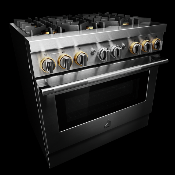 Jennair® RISE™ 36 Dual-Fuel Professional Range JDRP436HL