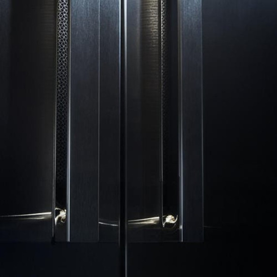Jennair® 36" Built-In Column Refrigerator with NOIR™ Panel Kit, Left Swing JKCPL361GM