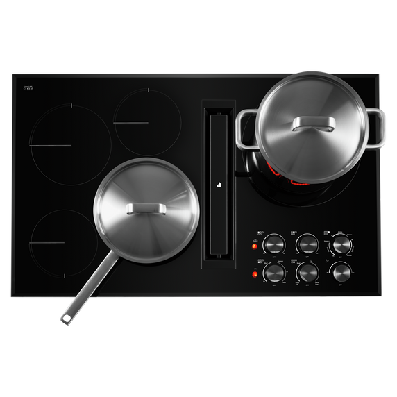 Jennair® Black Floating Glass 36 JX3™ Electric Downdraft Cooktop JED3536GB