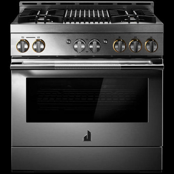 Jennair® 36" RISE™ Gas Professional-Style Range with Infrared Grill JGRP636HL