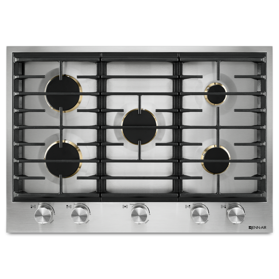 Jennair® Euro-Style 30 5-Burner Gas Cooktop JGC3530GS