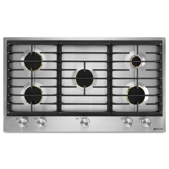 Jennair® Euro-Style 36 5-Burner Gas Cooktop JGC3536GS