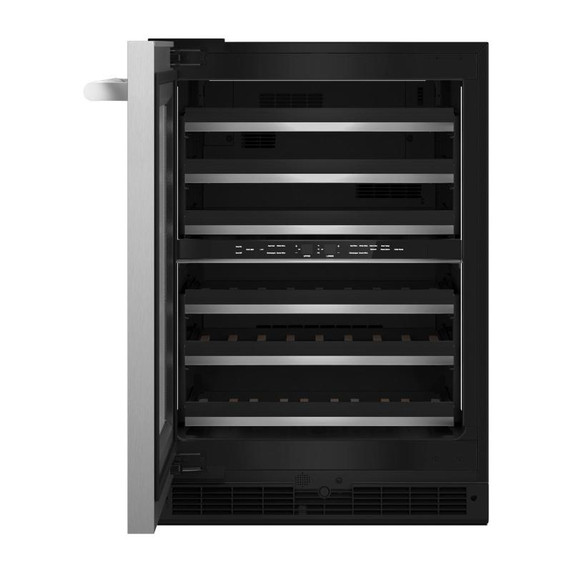 Jennair® RISE™ 24" Built-In Undercounter Wine Cellar, Left Swing JUWFL242HL Jennair® RISE™ 24" Built-In Undercounter Wine Cellar, Left Swing JUWFL242HL
