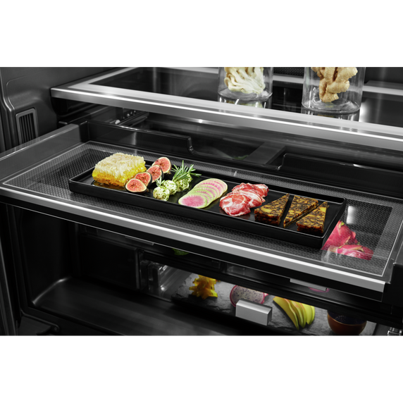 Jennair® RISE™ 36” Counter-Depth French Door Refrigerator with Obsidian Interior JFFCC72EHL