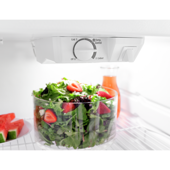 Amana® 28-inch Top-Freezer Refrigerator with Dairy Bin ART104TFDW