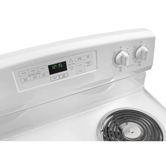 30-inch Amana® Electric Range with Self-Clean Option YACR4503SFW