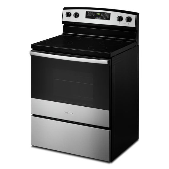 30-inch Amana® Electric Range with Self-Clean Option YAER6603SMS