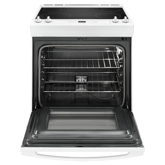 30-inch Amana® Electric Range with Front Console YAES6603SFW