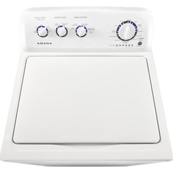 Amana® 4.4 cu. ft. Top-Load Washer with High Efficiency Agitator NTW4519JW