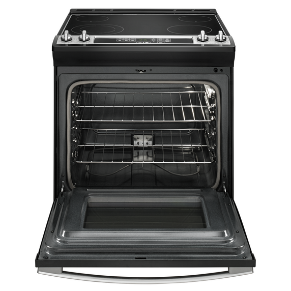 Amana® 30-inch Electric Range with Front Console YAES6603SFS