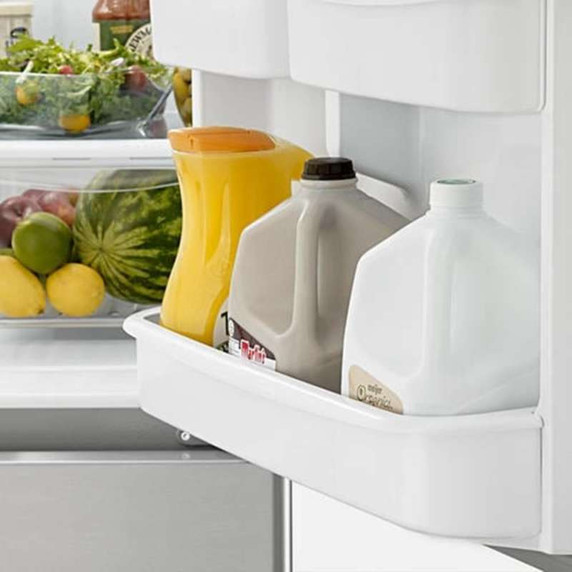 Amana® 29-inch Wide Amana® Bottom-Freezer Refrigerator with EasyFreezer™ Pull-Out Drawer -- 18 cu. ft. Capacity ABB1924BRM