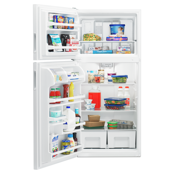 Amana® 18 cu. ft. Top-Freezer Refrigerator with Electronic Temperature Controls ART318FFDW