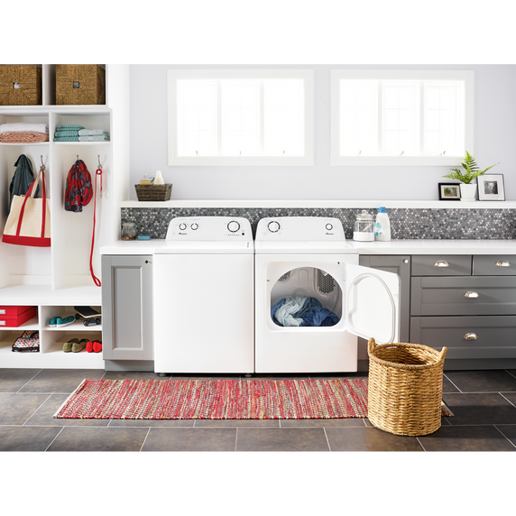 Amana® 4.0 cu. ft. Top-Load Washer with Dual Action Agitator NTW4516FW