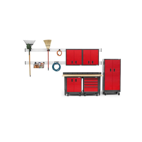 Gladiator® 6' (182.9 cm) Wide Adjustable Height Hardwood Workbench GAWB06HWEG